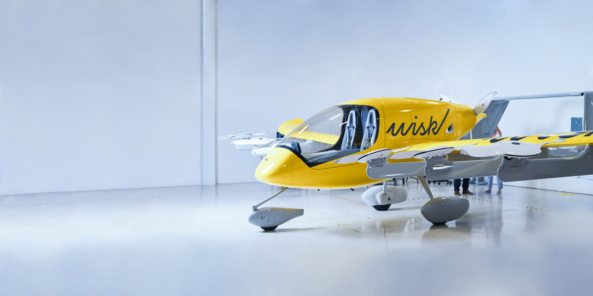 Wisk Publicly Displays eVTOL Aircraft for the First Time in the U.S. During CoMotion LA